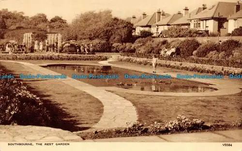 R144671 Southbourne. Der Restgarten. Photochrom. Nr. V5584