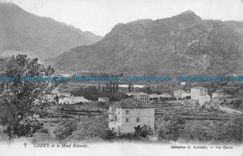 R144688 Corte und der Mont Rotondo. S. Luciani