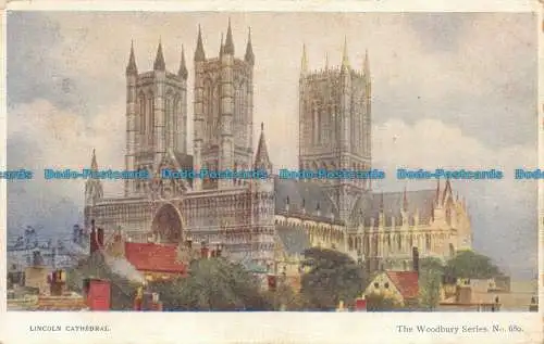 R144695 Lincoln Cathedral. Das Woodbury. 1905