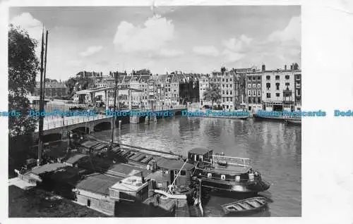 R144707 Amsterdam. Amstel setzt Magere Brug. Agtmaal. 1947