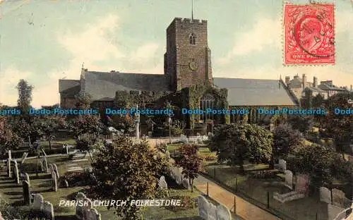 R144717 Pfarrkirche. Folkestone