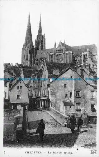 R145538 Chartres. die Rue du Bourg. ND