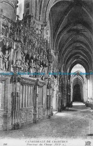 R145541 Kathedrale von Chartres. Rund um den Chor. ND. Nr. 846