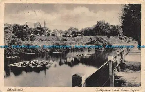 R144745 Fredericia. Voldgraven ved Strandvejen. Rudolf Olsens