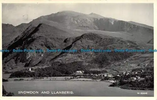 R144812 Snowdon und Llanberis. Valentinstag. Nr. W.5966. 1960