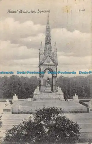 R145637 Albert Memorial. London. Valentinstag. 1908