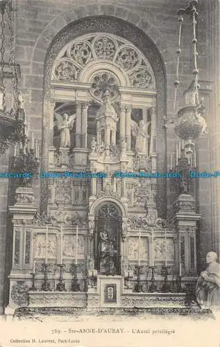 R145649 St. Anne d Auray. Der Privilegienaltar. H. Laurent. Nr. 789