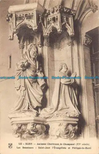 R145683 Dijon. Alte Kartause von Champmol. Die Spender. Saint Jean l Evan