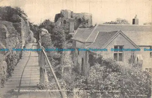 R144878 The Walls and Princess Elizabeths Room Carisbrooke Castle. Isle of Wi