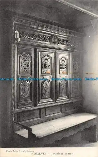 R145708 Plozevet. Bretonisches Interieur. E. Le Grand