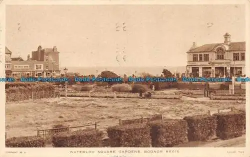 R144919 Waterloo Square Gardens. Bognor Regis. Tuck. 1953