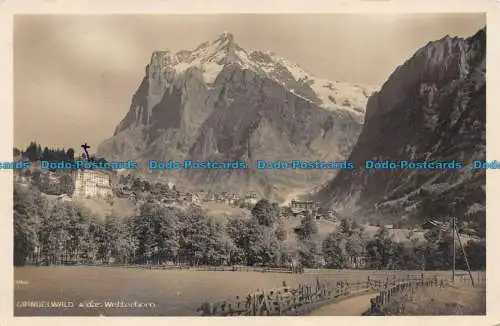 R144926 Grindelwald und das Wetterhorn. Perrochet Matile