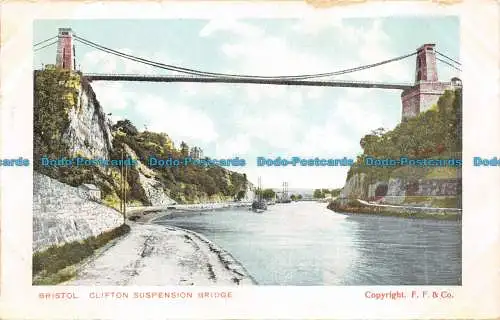 R144937 Bristol. Clifton Hängebrücke. F.F. und Co