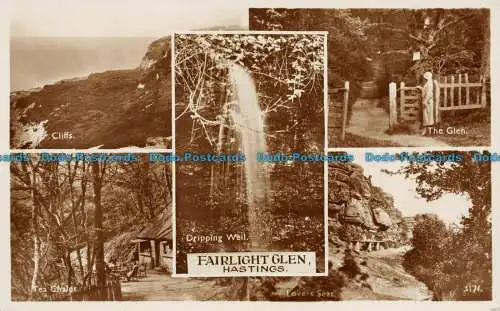 R144942 Fairlight Glen. Hastings. Multi-View. S. und E. Norman. RP