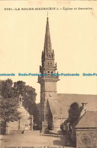 R145750 La Roche Maurice. Kirche und Beinhaus