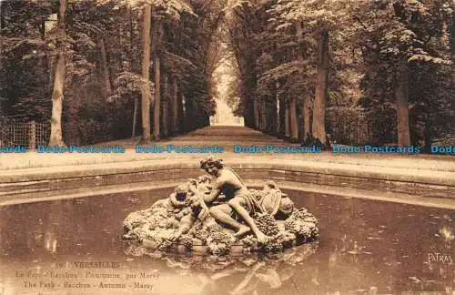 R146270 Versailles. Der Park. Bacchus Autumn Marsy. Patras. 1926