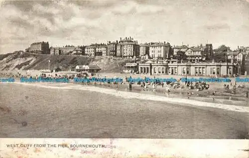 R146282 Westklippe vom Pier. Bournemouth. 1907