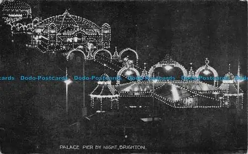 R146288 Palace Pier bei Nacht. Brighton. Dennis. 1925