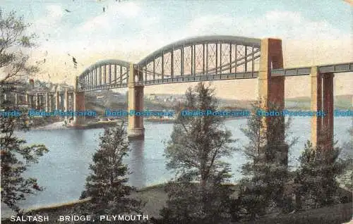 R144983 Saltash-Brücke. Plymouth. 1909