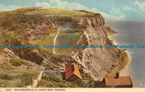 R146319 Ecclesbourne Cliff Blick nach Osten. Hastings. Schuhschmied und Etheridge. Norm