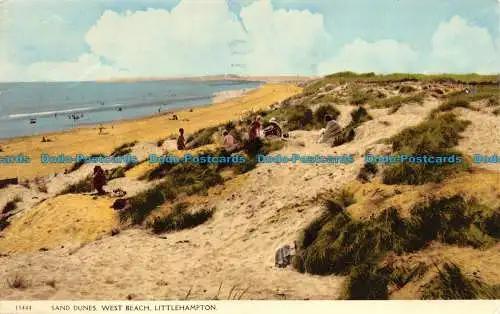 R146321 Sanddünen. West Beach. Littlehampton. Schuhschmied und Etheridge. Norman.