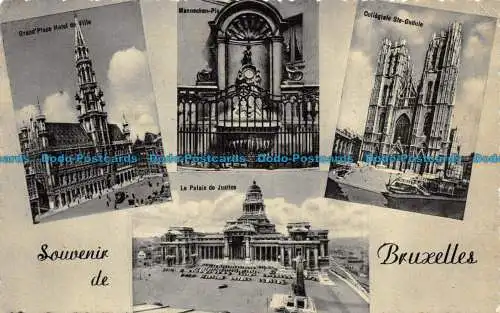 R146322 Brüsseler Souvenir. Multi-View. 1953