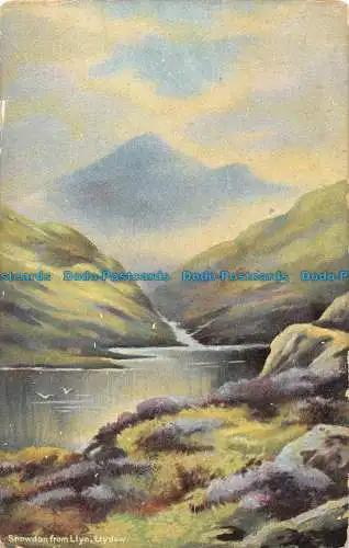 R145822 Snowdon aus Llyn. Llydow. 1908