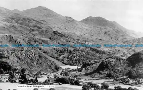 R146341 Snowdon von Beddgelert. St. Albans. Nr. 9740. RP