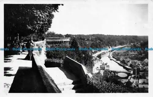 R146342 Dinan. Aufnahmeansicht des Viadukts von Lanvallay. C.A.P. RP