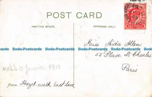 R145069 Alte Postkarte. Fisher Boy. 1909