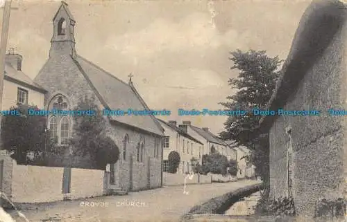 R146417 Croyde Church. J.H. Gribble. 1912