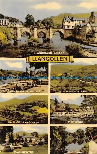 R147163 Llangollen. Multi-View. Valentinstag. Colour Kragen