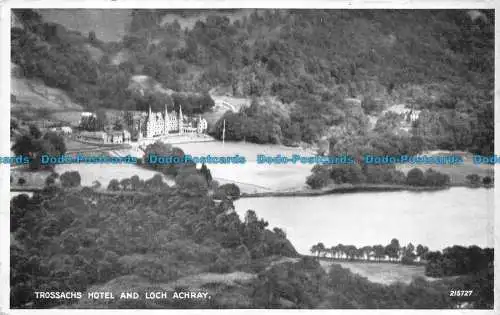 R145909 Trossachs Hotel und Loch Achray. Valentinstag. Carbon