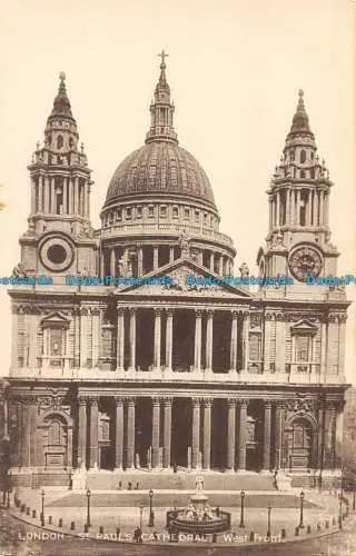 R147168 London. St. Pauls Kathedrale. Westfront. C.F. Schloss