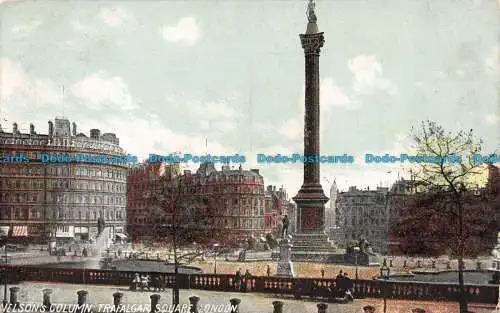 R145920 Nelsons-Säule. Trafalgar Square. London. 1910