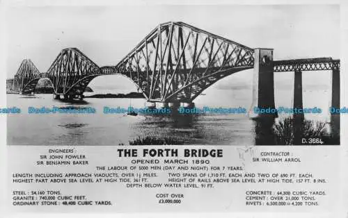 R146443 Die Forth Bridge. Valentinstag. RP