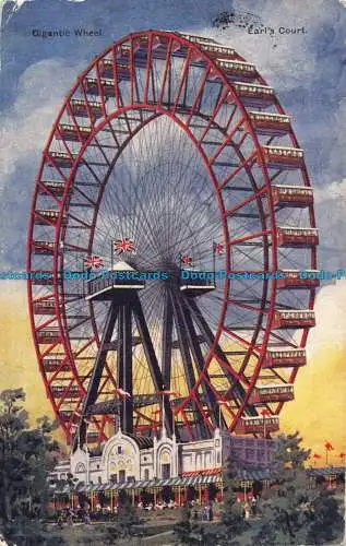 R147186 Riesenrad. Earls Court. Nelson. 1905