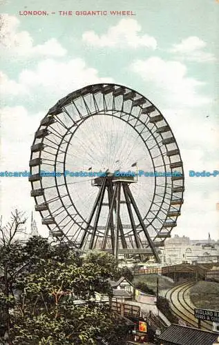 R147188 London. Das Gigantic Wheel. Charles Martin