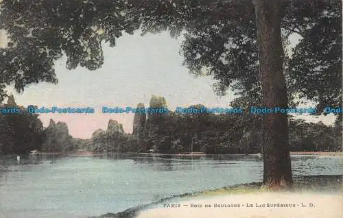 R146468 Paris. Bois de Boulogne. Der Lac Superieur. L.D