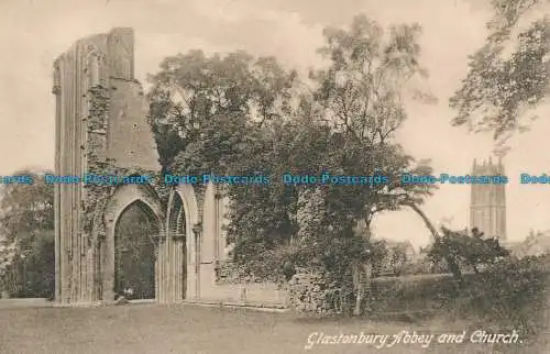 R145151 Glastonbury Abbey und Kirche. Frith. Nr. 38374a