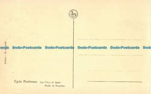 R147221 Egide Rombeaux. Die Töchter Satans. Nels