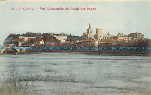 R145190 Avignon. Überblick über den Papstpalast. Nr. 26