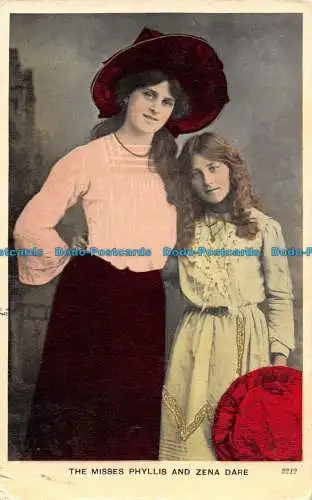 R147258 The Misses Phyllis und Zena wagen es. 1909