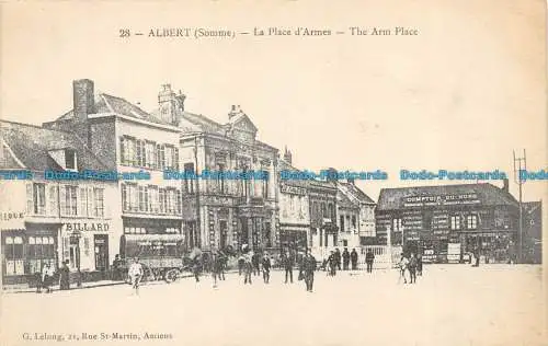 R146015 Albert. Der Armplatz. G. Lelong. Nr. 28