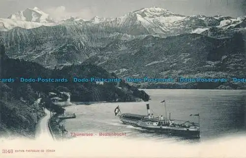 R146549 Thunersee. Beatenbucht. Photoglob. Nr. 3148