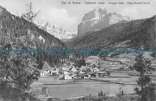 R146576 Val di Fassa. Canazei. Sattelgruppe. Gipfel Pordoi. G. Ghedina