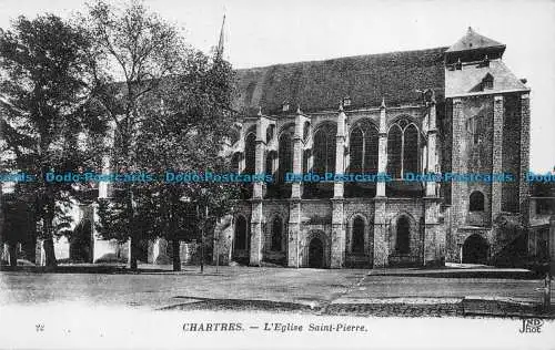 R146056 Chartres. Die Kirche St. Peter. ND