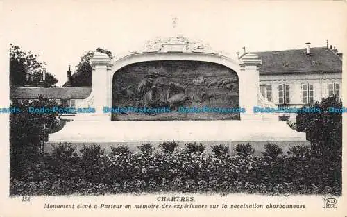 R146060 Chartres. Denkmal für Pastor in Erinnerung an Urlaubserfahrungen