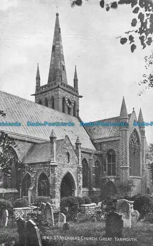 R147322 Nikolauskirche. Tolles Yarmouth. Lachs. 1929