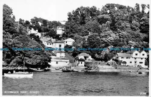 R146594 Bodinnick Fähre. Fowey. Lachs. Nr. 21344. RP